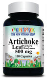 50% off Price Artichoke Leaf 500mg 100 Capsules 1 or 3 Bottle Price