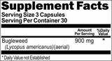 BUY 1 GET 2 FREE Bugleweed 900mg 90 Capsules