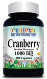 BUY 1 GET 2 FREE Cranberry 1,000mg 100 or 200 Capsules