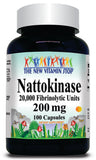 BUY 1 GET 2 FREE Nattokinase 200mg 100 or 200 Capsules