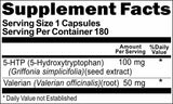 BUY 1 GET 2 FREE 5-HTP 100mg with Valerian Root 180 Capsules