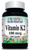 50% off Price Vitamin K2 100mcg 100 or 200caps 1 or 3 Bottle Price