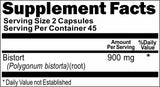 BUY 1 GET 2 FREE Bistort Root 900mg 90 Capsules