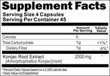 BUY 1 GET 2 FREE Konjac Root Extract 2000mg 180 Capsules