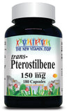 BUY 1 GET 2 FREE trans-Pterostilbene 150mg 90 or 180 Capsules