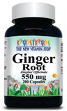 BUY 1 GET 2 FREE Ginger Root 550mg 200 Capsules