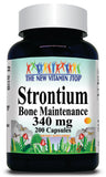BUY 1 GET 2 FREE Strontium Bone Maintenance 340mg 100 or 200 Capsules