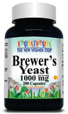 BUY 1 GET 2 FREE Brewers Yeast 1000mg 200 Capsules