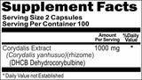 BUY 1 GET 2 FREE Corydalis Extract DHCB 1000mg 200 Capsules