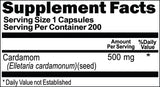 BUY 1 GET 2 FREE Cardamom 500mg 200 Capsules