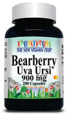 50% off Price Bearberry Uva Ursi 900mg 200 Capsules 1 or 3 Bottle Price