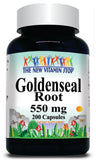 50% off Price Goldenseal Root 550mg 100 or 200 Capsules 1 or 3 Bottle Price