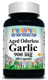BUY 1 GET 2 FREE Odorless Aged Garlic Extract 900mg 100 or 200 Capsules