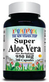 50% off Price Super Aloe Vera 950mg 200 Capsules 1 or 3 Bottle Price