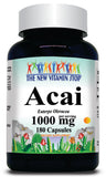 BUY 1 GET 2 FREE Acai 1000mg 180 Capsules