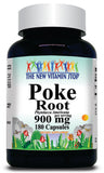BUY 1 GET 2 FREE Poke Root 900mg 180 Capsules