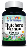 BUY 1 GET 2 FREE Butchers Broom 500mg 100 or 200 Capsules