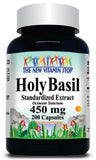 50% off Price Holy Basil Standardized Extract 450mg 100 or 200 Capsules 1 or 3 Bottle Price