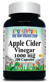 50% off Price Apple Cider Vinegar 1000mg 100 or 200 Capsules 1 or 3 Bottle Price