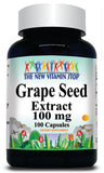 50% off Price Grapeseed Extract 100mg 100 or 200 Capsules 1 or 3 Bottle Price