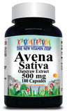 50% off Price Avena Sativa 500mg 90 or 180 Capsules 1 or 3 Bottle Price