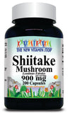 BUY 1 GET 2 FREE Shiitake Mushroom 900mg 200 Capsules