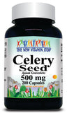 BUY 1 GET 2 FREE Celery Seed 500mg 100 or 200 Capsules