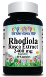 50% off Price Rhodiola Rosea Extract 2400mg or 4800mg Equivalent 180 Capsules 1 or 3 Bottle Price