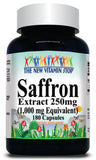 BUY 1 GET 2 FREE Saffron Extract Equivalent 1000mg 180 Capsules