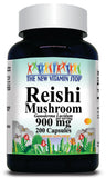 50% off Price Reishi Mushroom 900mg 100 or 200 Capsules 1 or 3 Bottle Price