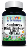 BUY 1 GET 2 FREE Sambucus Black Elderberry Extract 2000mg 100caps or 200caps
