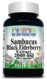BUY 1 GET 2 FREE Sambucus Black Elderberry Extract 2000mg 100caps or 200caps