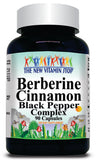 BUY 1 GET 2 FREE Berberine Cinnamon Black Pepper 90 or 180 Capsules