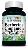 BUY 1 GET 2 FREE Berberine Cinnamon Black Pepper 90 or 180 Capsules