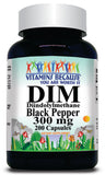 50% off Price DIM Black Pepper 300mg 100 or 200 Capsules 1 or 3 Bottle Price
