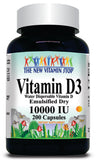 BUY 1 GET 2 FREE Vitamin D3 (Emulsified Dry) 10000 IU 100 or 200 Capsules