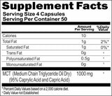 BUY 1 GET 2 FREE KETO MCT 1000mg 200 Capsules