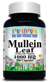 BUY 1 GET 2 FREE Mullein Leaf 1000mg 100 or 200 Capsules