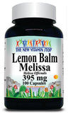 50% off Price Lemon Balm (Melissa) 395mg 100 Capsules 1 or 3 Bottle Price