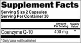 BUY 1 GET 2 FREE CoQ-10 400mg 60 Capsules