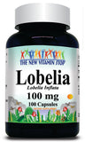 BUY 1 GET 2 FREE Lobelia 100mg 100 Capsules