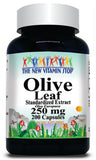 BUY 1 GET 2 FREE Olive Leaf Standardized Extract 250mg 200 Capsules