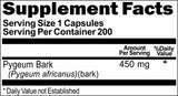 BUY 1 GET 2 FREE Pygeum Bark 450mg 200 Capsules
