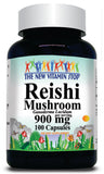 BUY 1 GET 2 FREE Reishi Mushroom 900mg 100 or 200 Capsules
