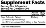BUY 1 GET 2 FREE Saw Palmetto Extract Equivalent 1000mg 200 Capsules