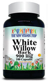 50% off Price White Willow Bark 900mg 100 Capsules 1 or 3 Bottle Price