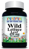 BUY 1 GET 2 FREE Wild Lettuce Leaf 450mg 90 Capsules