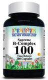 BUY 1 GET 2 FREE B-Complex 100 Time Release 200 Capsules