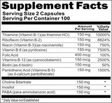 50% off Price B-Complex 150 200 Capsules 1 or 3 Bottle Price