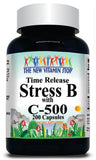 50% off Price Stress B with Vitamin C-500 100 or 200 Capsules 1 or 3 Bottle Price